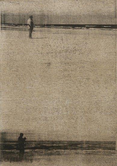 From the cycle: The mirror keeps no memories | etching, photocopy | 100x70cm